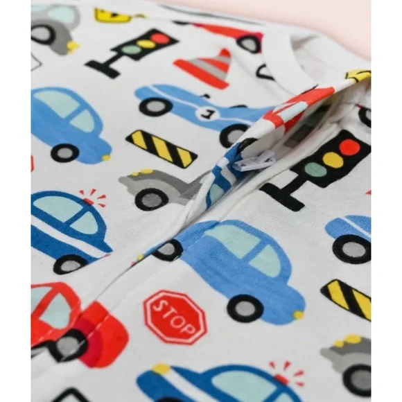 SLEEPING BABY • White/Multi Busy Town Zipadee-Zip Swaddle Transition Sleep Sack - Picture 12 of 13